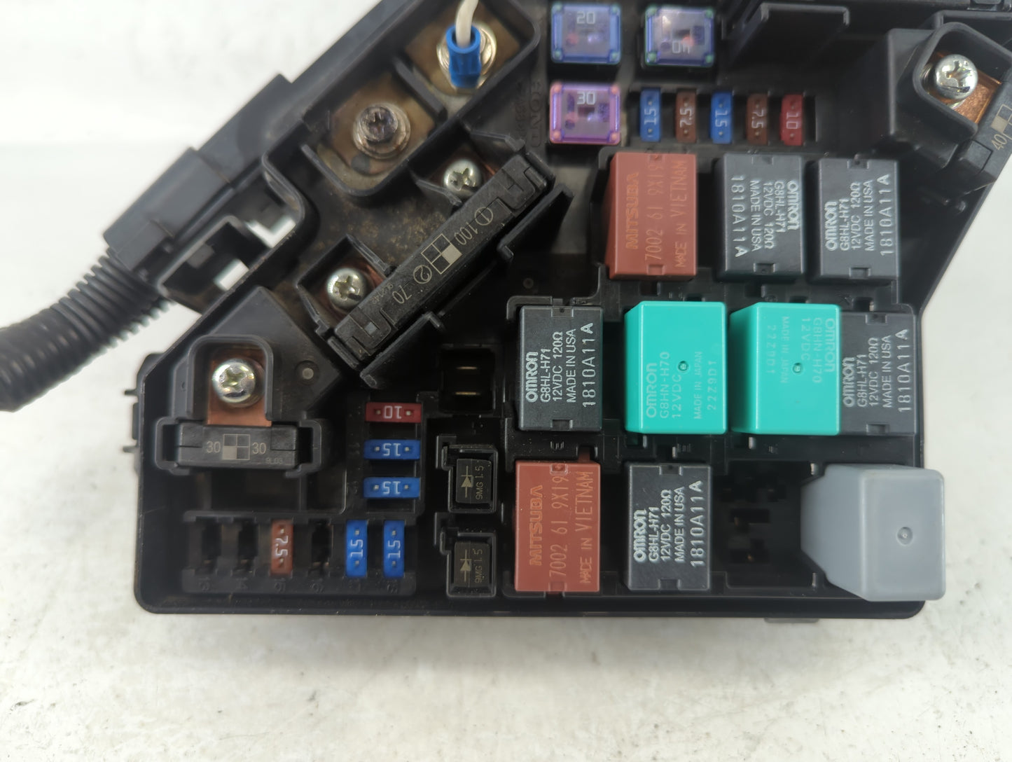 2008-2011 Honda Civic Fusebox Fuse Box Panel Relay Module P/N:SVA-A031 Fits Fits 2008 2009 2010 2011 OEM Used Auto Parts - Oemusedautoparts1.com