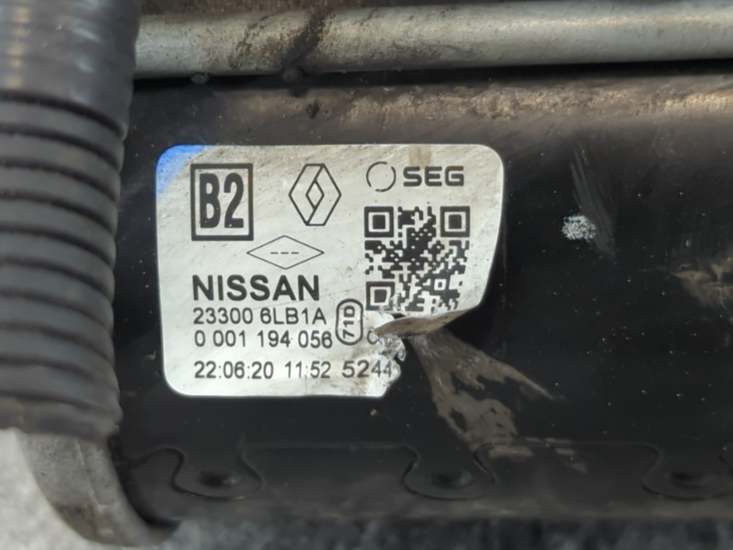 2020-2022 Nissan Sentra Car Starter Motor Solenoid OEM P/N:23300 6LB1A Fits Fits 2020 2021 2022 OEM Used Auto Parts - Oemusedautoparts1.com