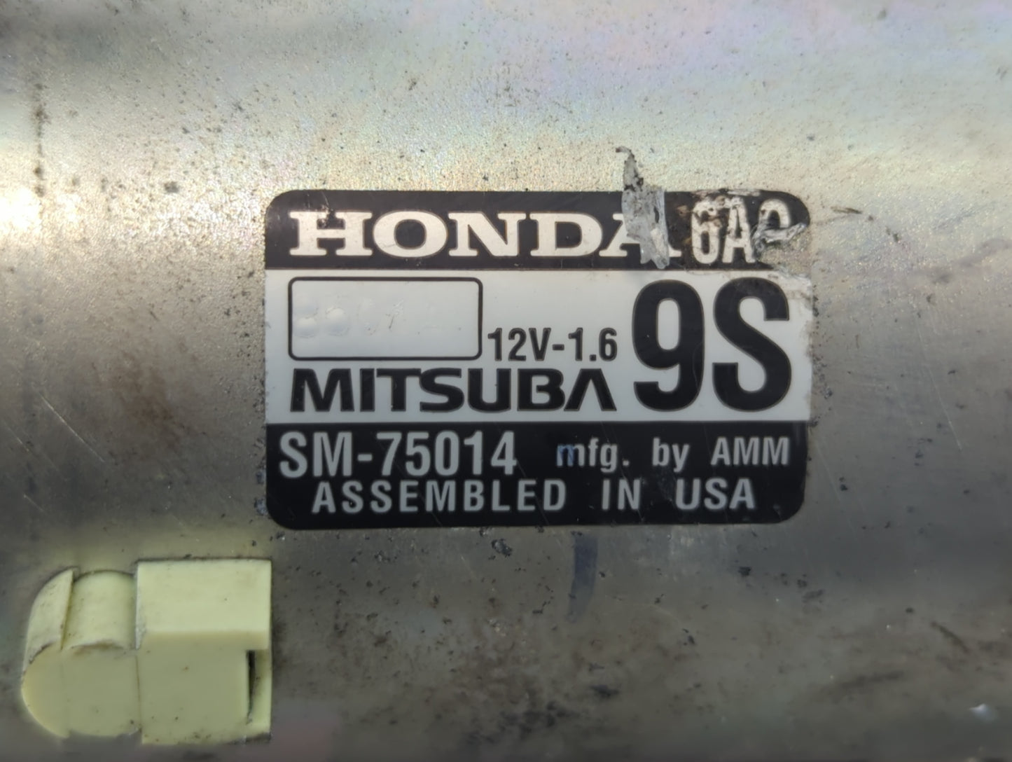 2018-2020 Honda Accord Car Starter Motor Solenoid OEM P/N:SM-75014 Fits Fits 2018 2019 2020 OEM Used Auto Parts - Oemusedautoparts1.com
