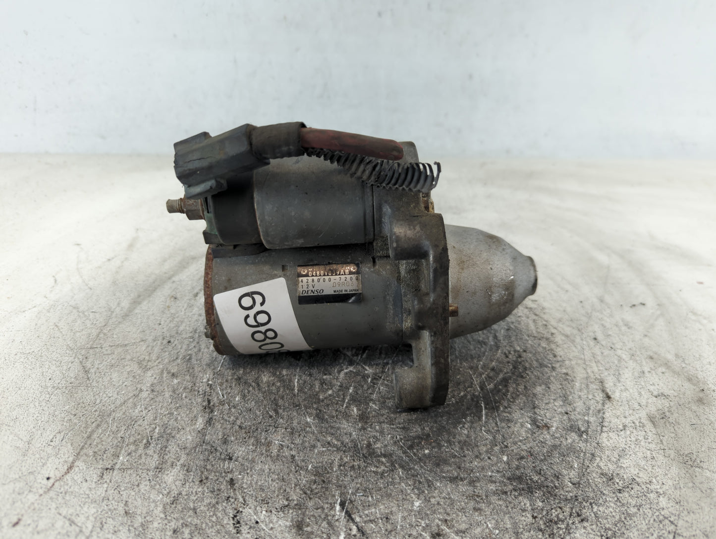 2015-2017 Chrysler 200 Car Starter Motor Solenoid OEM P/N:428000-7200 04801839AB Fits OEM Used Auto Parts - Oemusedautoparts1.com
