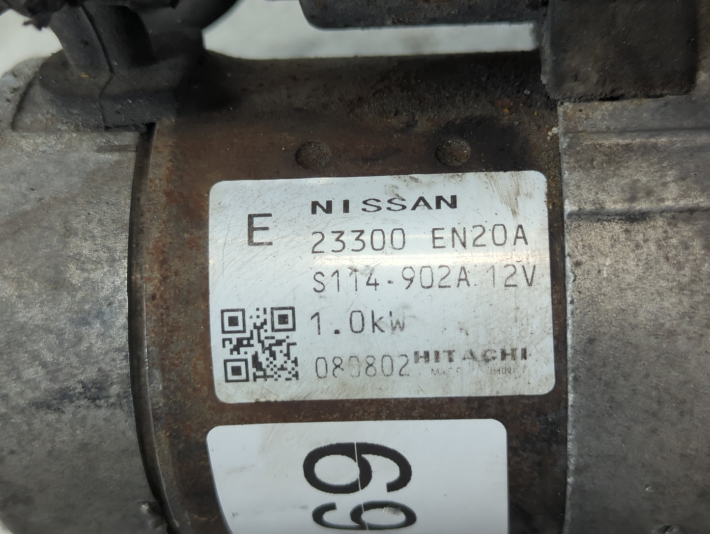 2009 Nissan Sentra Car Starter Motor Solenoid OEM P/N:23300 EN20A Fits OEM Used Auto Parts - Oemusedautoparts1.com