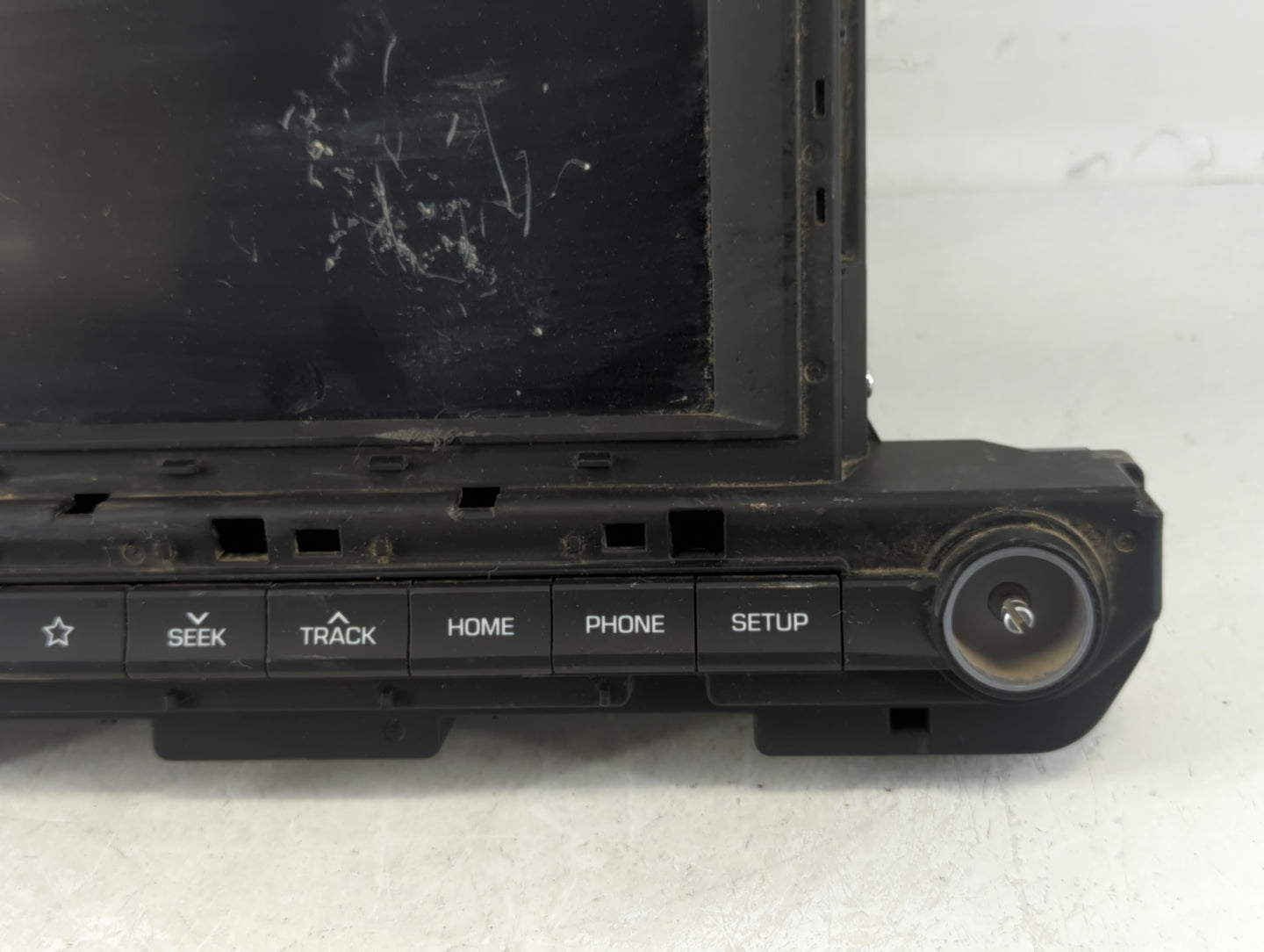 2019-2020 Hyundai Elantra Radio AM FM Cd Player Receiver Replacement P/N:96160-F2UA0SSH Fits Fits 2019 2020 OEM Used Auto Parts - Oemusedautoparts1.com