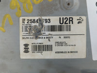 2008-2010 Cadillac Cts Radio AM FM Cd Player Receiver Replacement P/N:25849793 Fits Fits 2008 2009 2010 OEM Used Auto Parts - Oemusedautoparts1.com