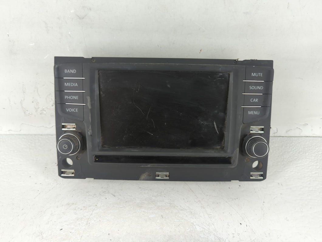 2017 Volkswagen Golf Radio AM FM Cd Player Receiver Replacement P/N:3G0 919 605 H Fits OEM Used Auto Parts