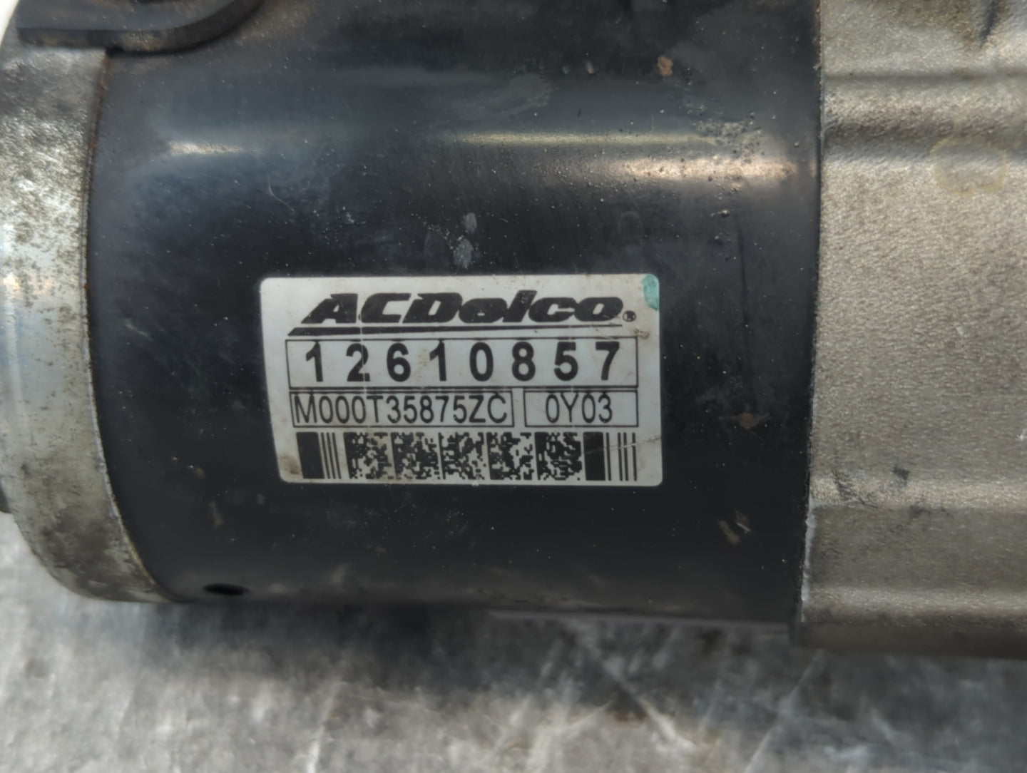 2008-2015 Cadillac Cts Car Starter Motor Solenoid OEM P/N:M000T35875ZC 12610857 Fits Fits 2008 2009 2010 2011 2012 2013 2014 2015 OEM Used Auto Parts - Oemusedautoparts1.com