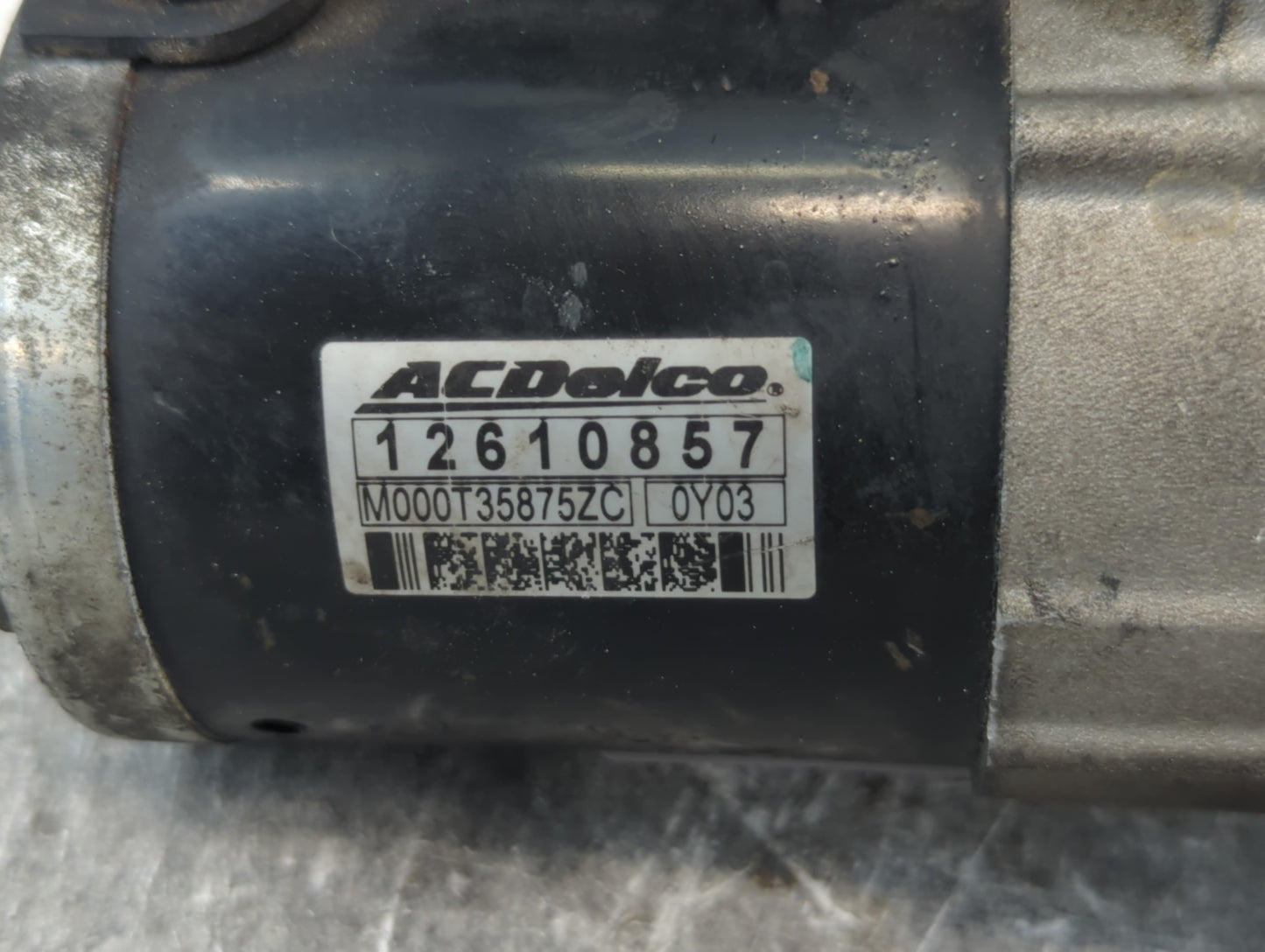 2008-2015 Cadillac Cts Car Starter Motor Solenoid OEM P/N:M000T35875ZC 12610857 Fits Fits 2008 2009 2010 2011 2012 2013 2014 2015 OEM Used Auto Parts - Oemusedautoparts1.com