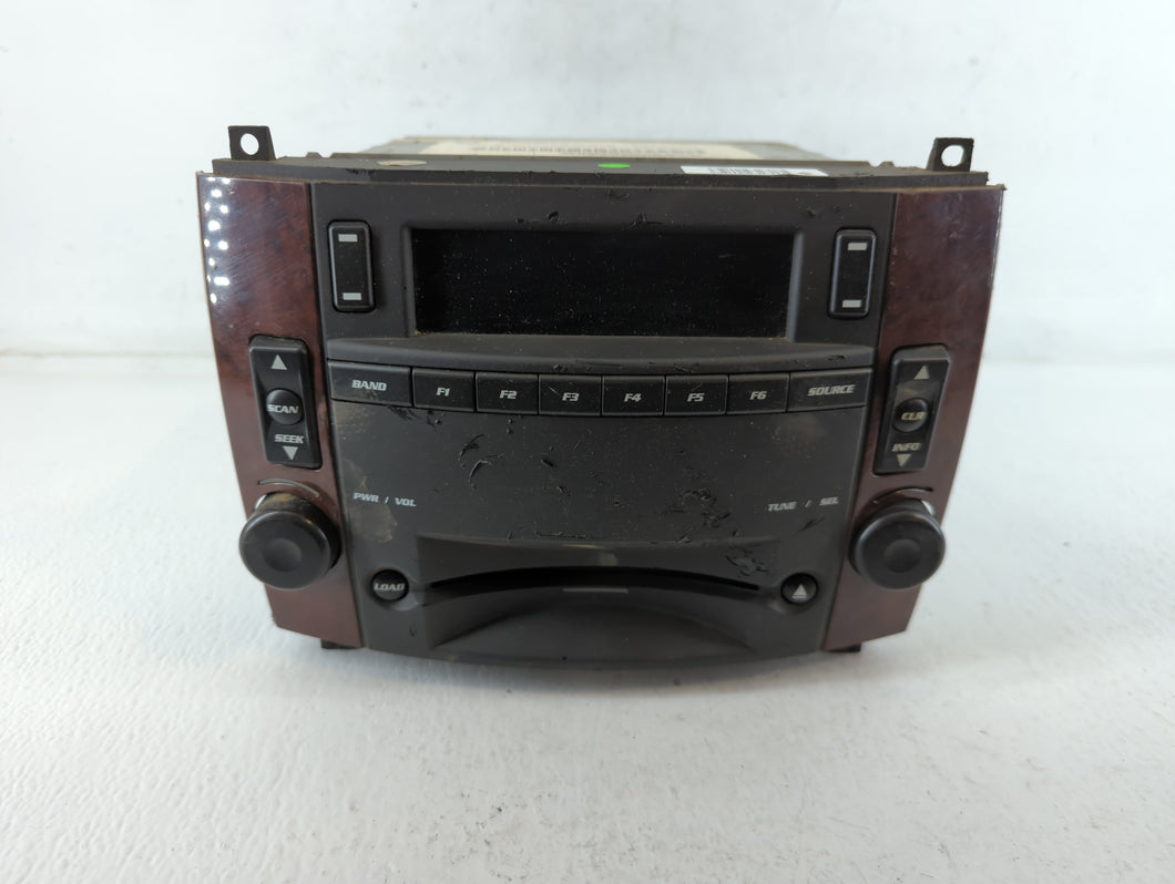 2004-2006 Cadillac Srx Radio AM FM Cd Player Receiver Replacement P/N:15824242 15 824 242 Fits Fits 2004 2005 2006 OEM Used Auto Parts