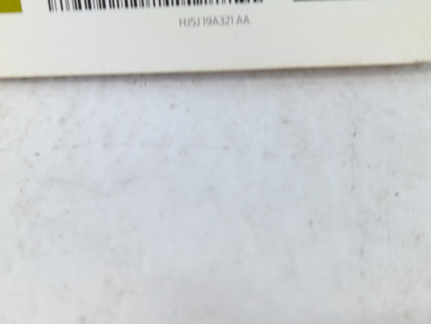 2017 Ford Escape Owners Manual Book Guide P/N:HJ5J 19A321 AA OEM Used Auto Parts - Oemusedautoparts1.com