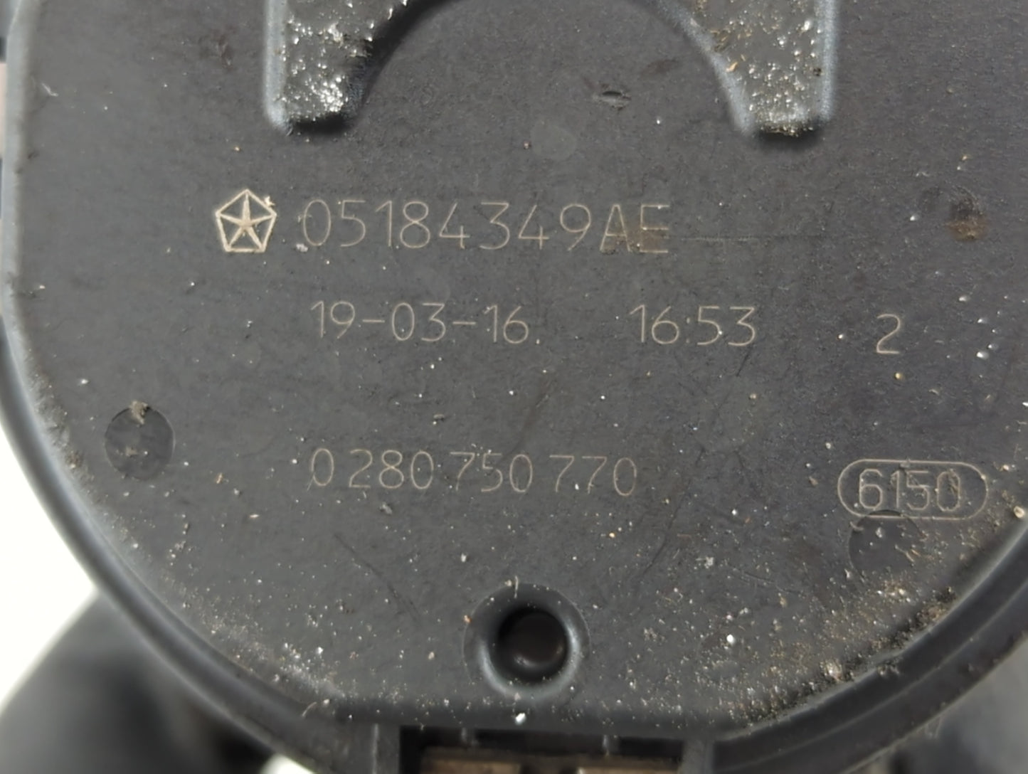 2014-2022 Ram Promaster 1500 Throttle Body P/N:0 280 750 770 05184349AE Fits OEM Used Auto Parts - Oemusedautoparts1.com