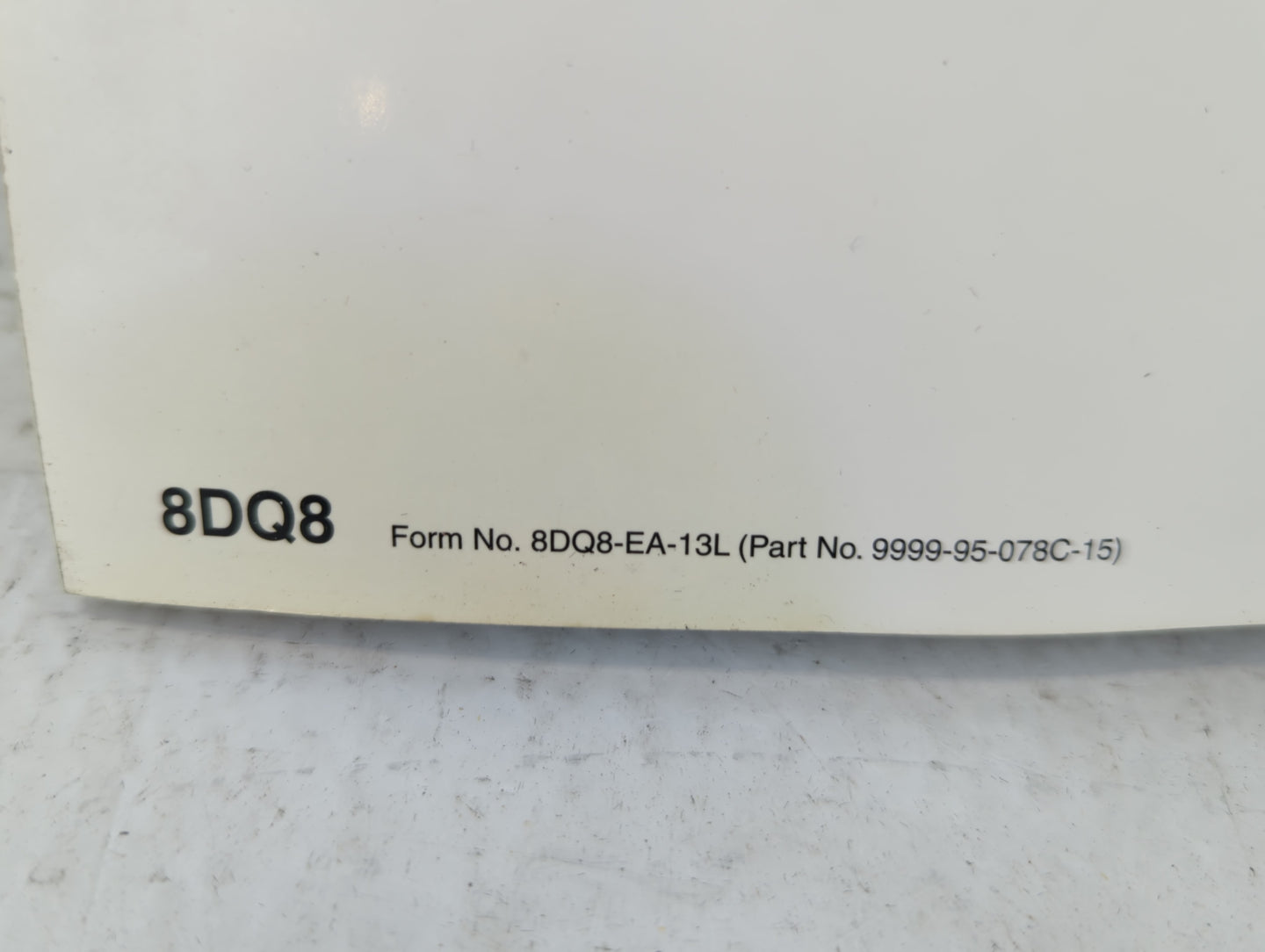 2015 Mazda 6 Owners Manual Book Guide P/N:9999-95-078C-15 8DQ8-EA-13L OEM Used Auto Parts - Oemusedautoparts1.com