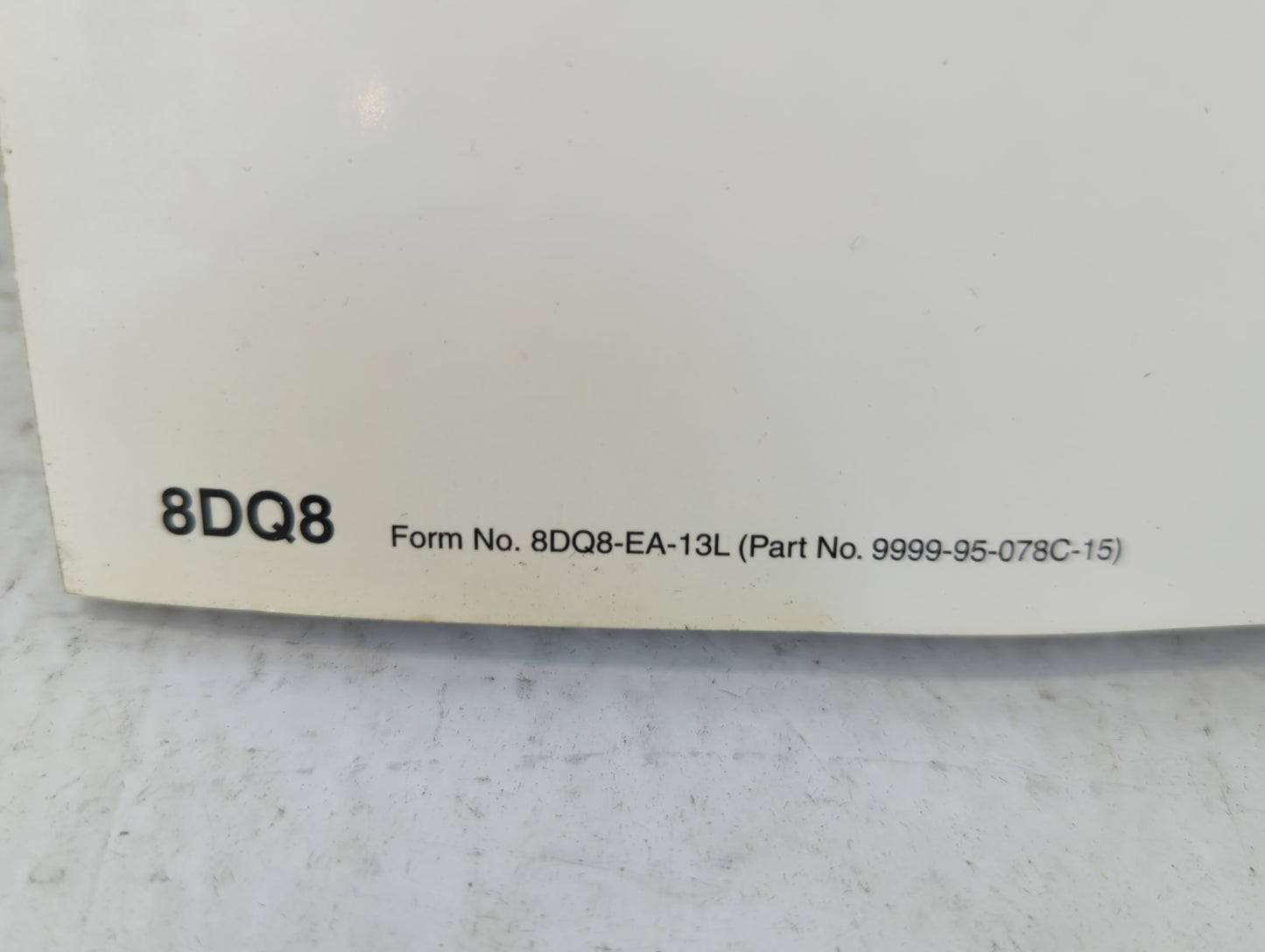 2015 Mazda 6 Owners Manual Book Guide P/N:9999-95-078C-15 8DQ8-EA-13L OEM Used Auto Parts - Oemusedautoparts1.com