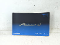 2014 Honda Accord Owners Manual Book Guide P/N:00X31-T2A-6100 31T2A610 OEM Used Auto Parts - Oemusedautoparts1.com