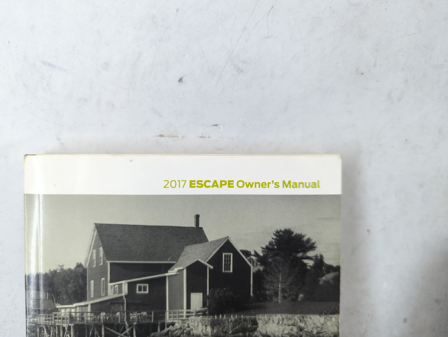 2017 Ford Escape Owners Manual Book Guide P/N:HJ5J19A321AC OEM Used Auto Parts - Oemusedautoparts1.com