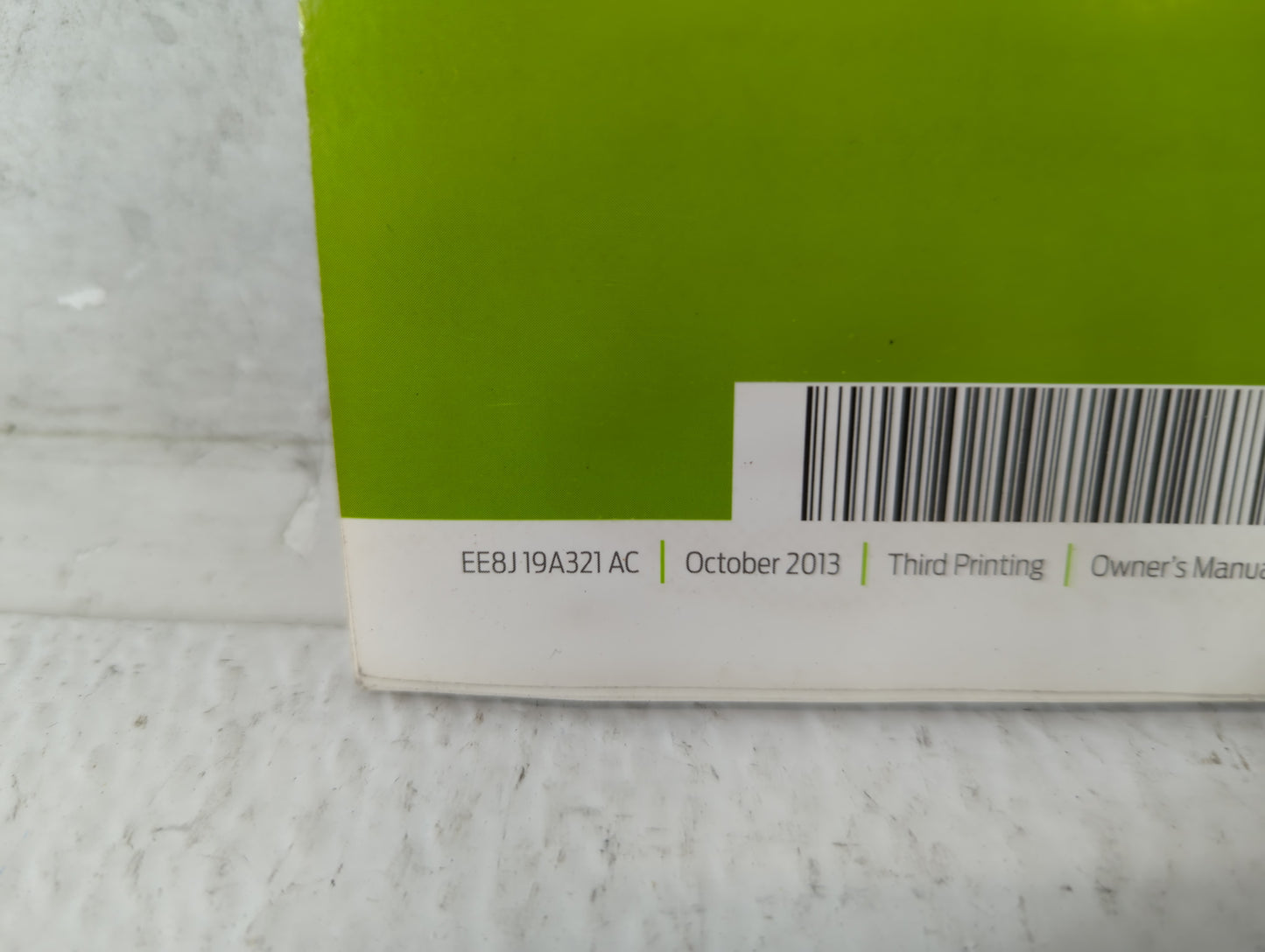 2014 Ford Fiesta Owners Manual Book Guide P/N:EE8J19A321AC OEM Used Auto Parts - Oemusedautoparts1.com