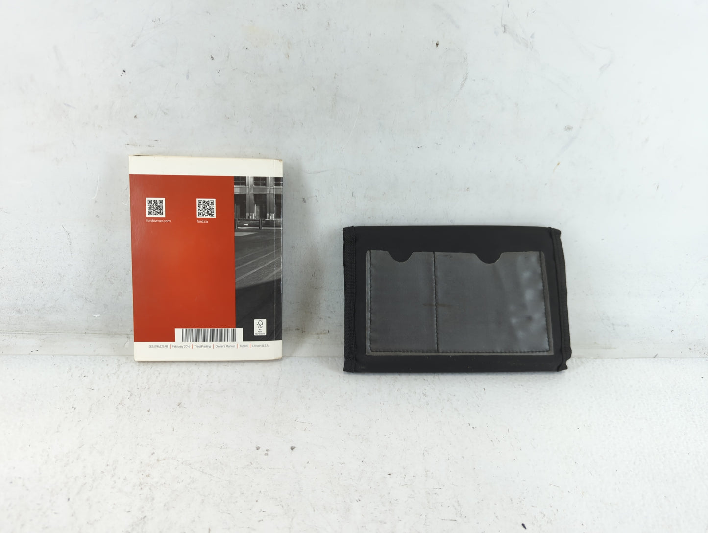 2014 Ford Fusion Owners Manual Book Guide P/N:EE5J 19A321 AB OEM Used Auto Parts - Oemusedautoparts1.com