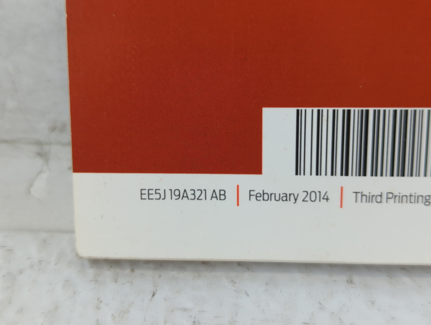 2014 Ford Fusion Owners Manual Book Guide P/N:EE5J 19A321 AB OEM Used Auto Parts - Oemusedautoparts1.com