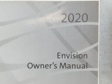 2020 Buick Envision Owners Manual Book Guide P/N:84354528 OEM Used Auto Parts