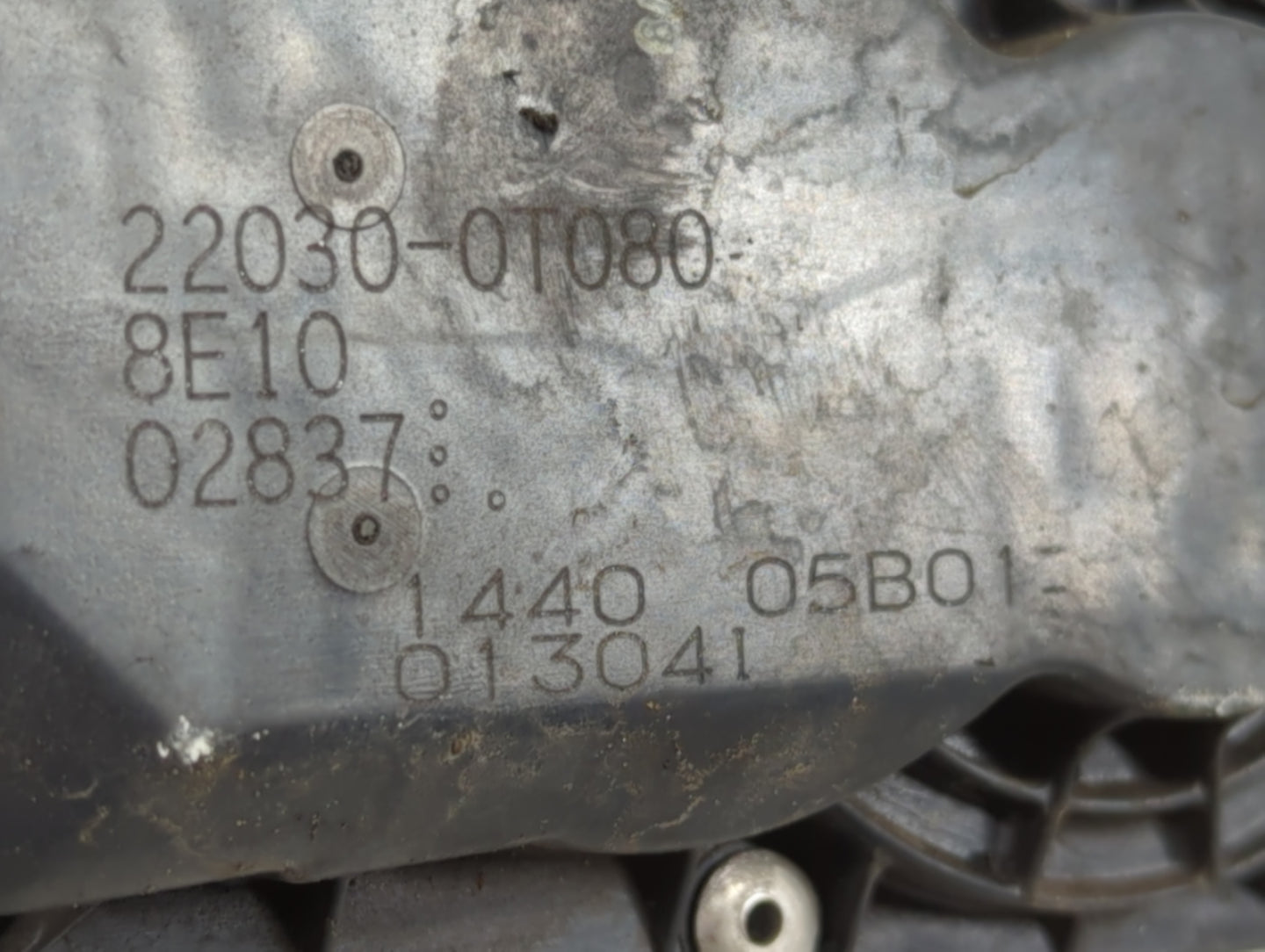 2011-2019 Toyota Corolla Throttle Body P/N:22030-0T080 Fits Fits 2011 2012 2013 2014 2015 2016 2017 2018 2019 OEM Used Auto Parts - Oemusedautoparts1.com