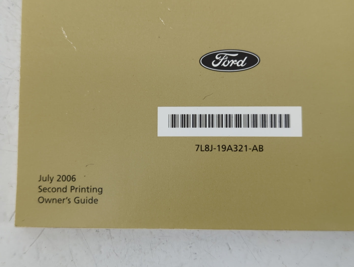 2007 Ford Escape Owners Manual Book Guide P/N:7L8J-19A321-AB OEM Used Auto Parts - Oemusedautoparts1.com