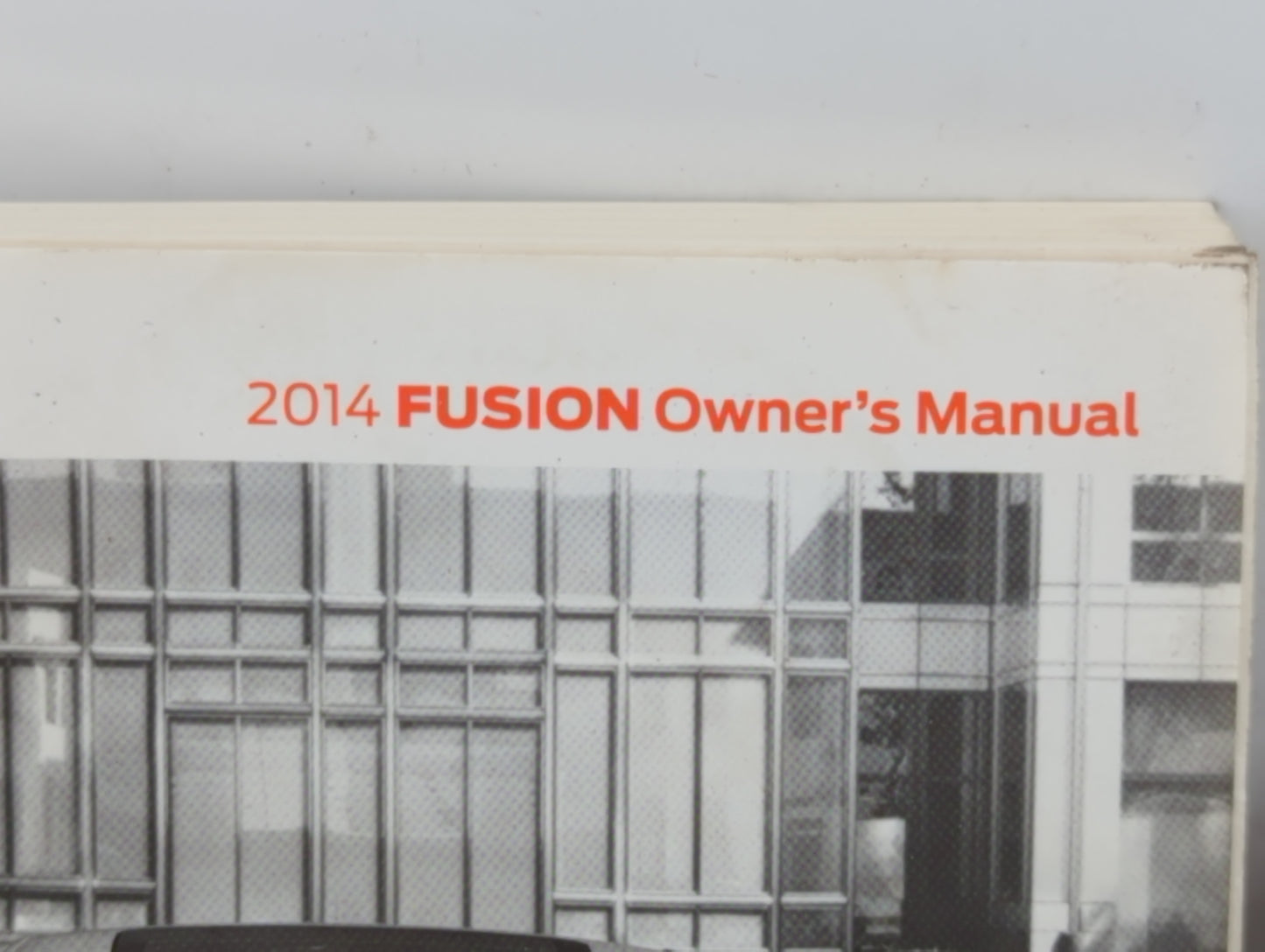 2014 Ford Fusion Owners Manual Book Guide P/N:EE5J19A321AA OEM Used Auto Parts - Oemusedautoparts1.com