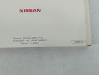 2008 Nissan Titan Owners Manual Book Guide P/N:OM8E 0A60U1 OEM Used Auto Parts - Oemusedautoparts1.com