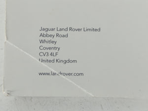 2010 Land Rover Range Rover Sport Owners Manual Book Guide OEM Used Auto Parts