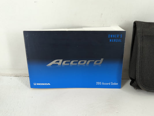 2015 Honda Accord Owners Manual Book Guide P/N:00X31-T2A-6200 31T2A620 OEM Used Auto Parts