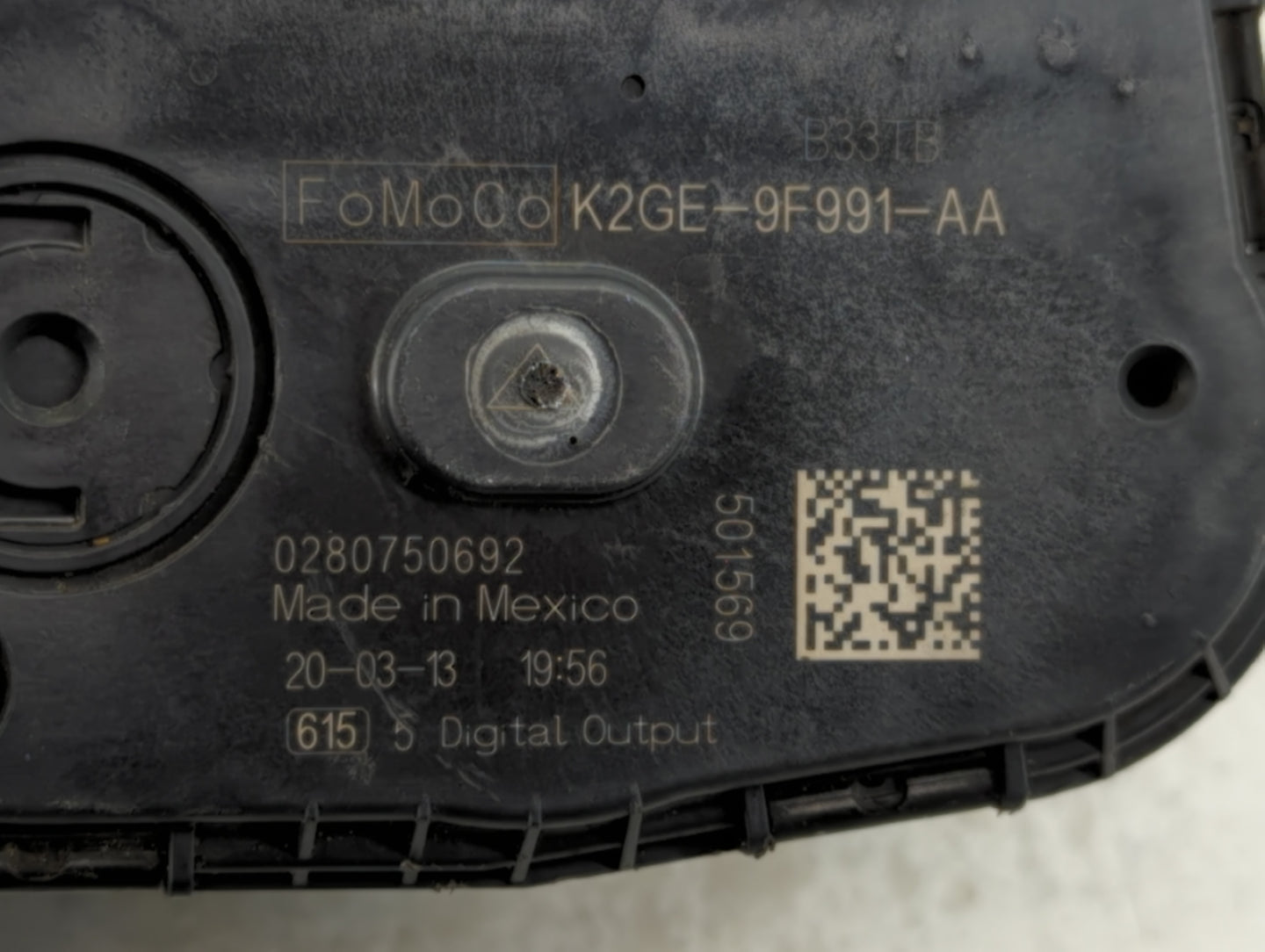 2019-2020 Ford Edge Throttle Body P/N:K2GE-9F991-AA Fits Fits 2019 2020 2021 2022 OEM Used Auto Parts - Oemusedautoparts1.com