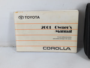 2001 Toyota Corolla Owners Manual Book Guide P/N:01999-12720 OEM Used Auto Parts