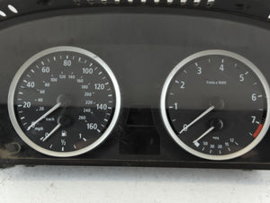 2006-2007 Bmw 525i Instrument Cluster Speedometer Gauges P/N:110.080.213 62.11-6 974 574 Fits Fits 2006 2007 OEM Used Auto Parts