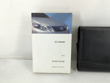 2010 Lexus Gs460 Owners Manual Book Guide P/N:01999-30C80 OEM Used Auto Parts