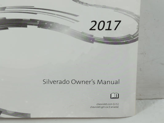 2017 Chevrolet Silverado 1500 Owners Manual Book Guide P/N:23476161 B OEM Used Auto Parts