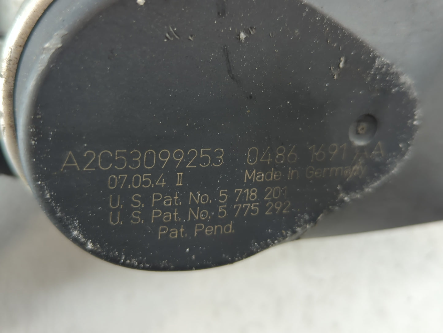 2008-2010 Chrysler Town & Country Throttle Body P/N:0486 1691 AA A2C53099253 Fits Fits 2006 2007 2008 2009 2010 2011 OEM Used Auto Parts - Oemusedautoparts1.com