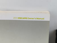 2013 Ford Escape Owners Manual Book Guide P/N:DJ5J 19A321 AA OEM Used Auto Parts - Oemusedautoparts1.com