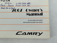 2007 Toyota Camry Owners Manual Book Guide P/N:01999-33748 OEM Used Auto Parts - Oemusedautoparts1.com