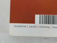 2014 Ford Fusion Owners Manual Book Guide P/N:EE5J 19A321 DA OEM Used Auto Parts - Oemusedautoparts1.com
