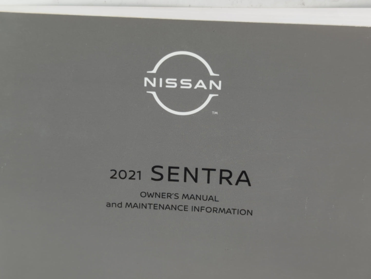 2021 Nissan Sentra Owners Manual Book Guide P/N:OM21EM 0B18U2 OEM Used Auto Parts - Oemusedautoparts1.com