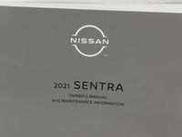 2021 Nissan Sentra Owners Manual Book Guide P/N:OM21EM 0B18U2 OEM Used Auto Parts - Oemusedautoparts1.com
