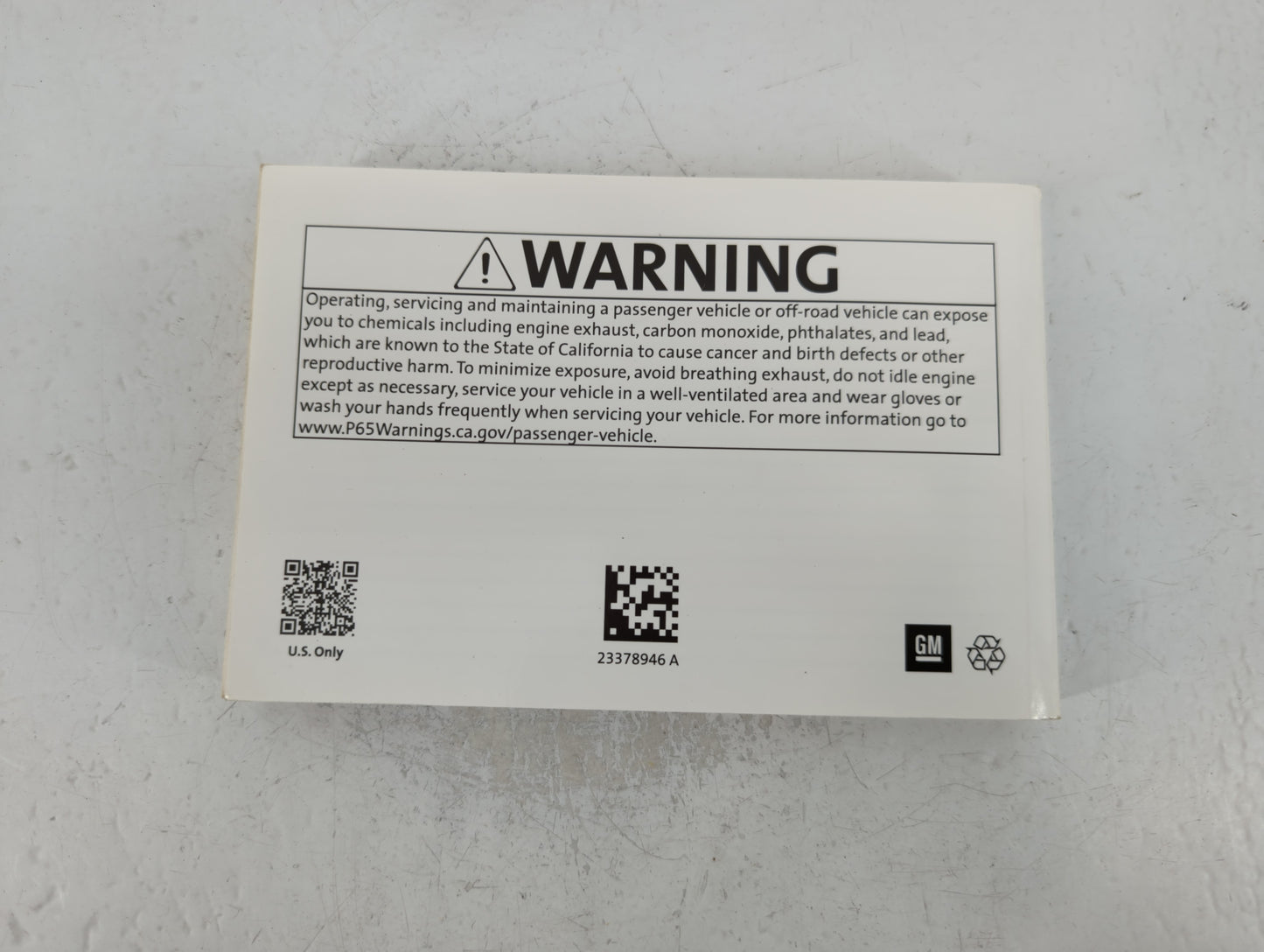 2018 Chevrolet Malibu Owners Manual Book Guide P/N:23378946 A OEM Used Auto Parts - Oemusedautoparts1.com