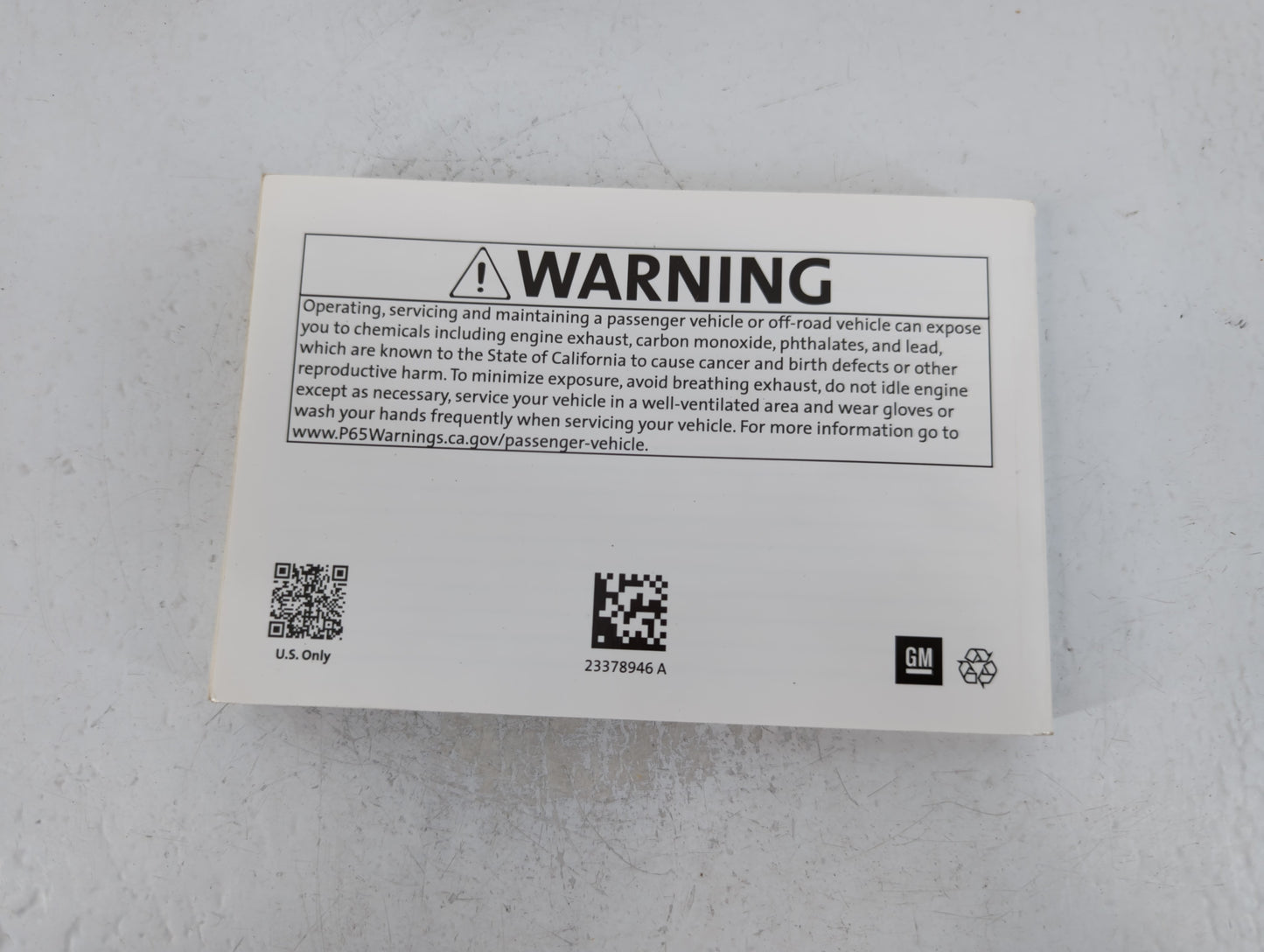 2018 Chevrolet Malibu Owners Manual Book Guide P/N:23378946 A OEM Used Auto Parts - Oemusedautoparts1.com