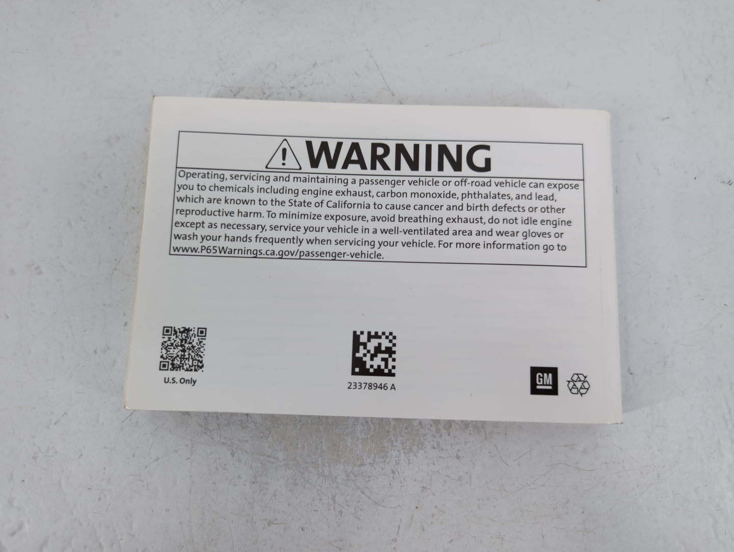 2018 Chevrolet Malibu Owners Manual Book Guide P/N:23378946 A OEM Used Auto Parts - Oemusedautoparts1.com