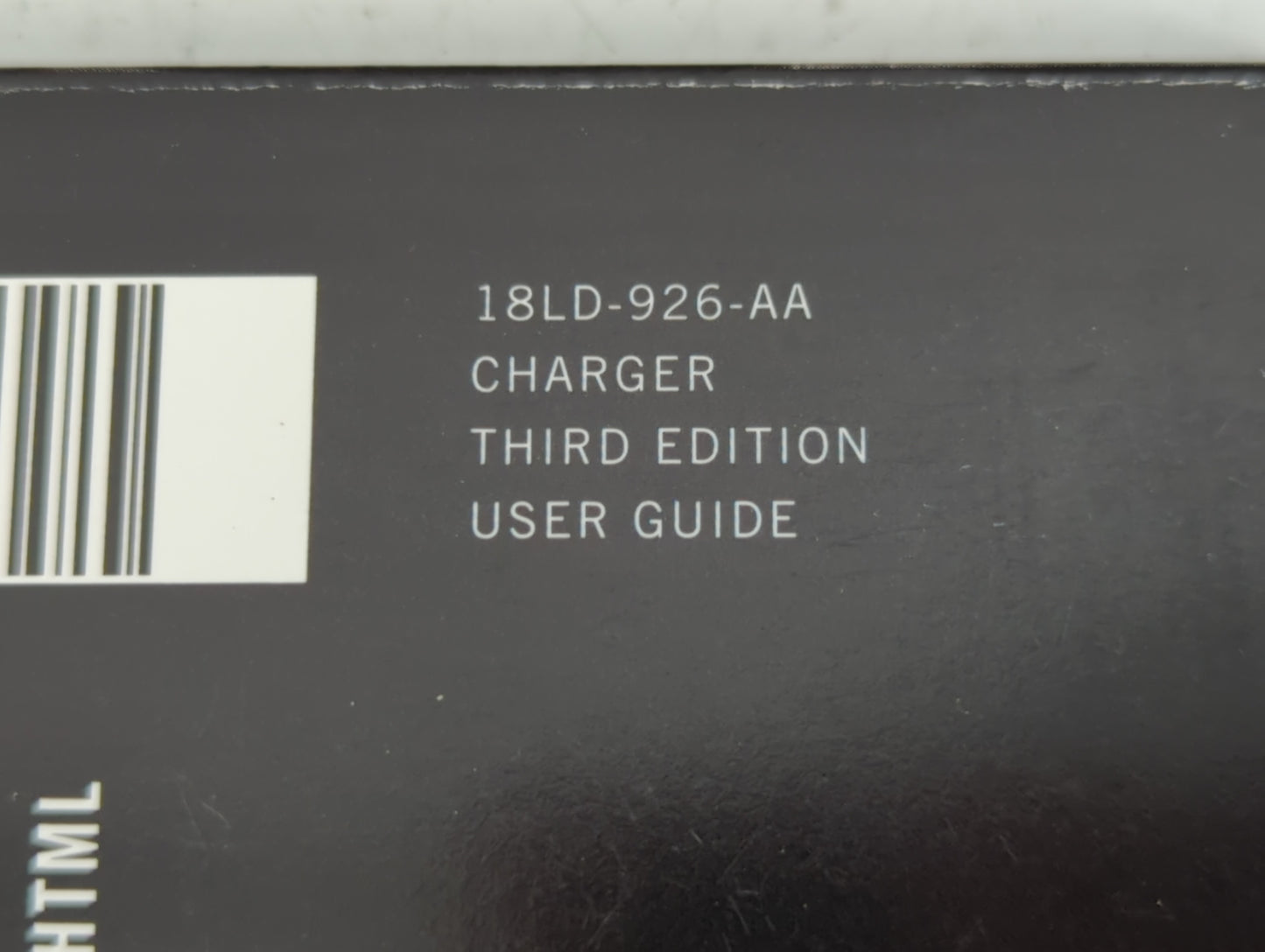2018 Dodge Charger Owners Manual Book Guide P/N:18LD-926-AA OEM Used Auto Parts - Oemusedautoparts1.com