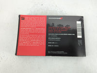 2018 Dodge Charger Owners Manual Book Guide P/N:18LD-926-AA OEM Used Auto Parts - Oemusedautoparts1.com