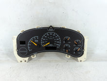 2000-2002 Chevrolet Silverado Instrument Cluster Speedometer Gauges P/N:175052 Fits Fits 2000 2001 2002 OEM Used Auto Parts