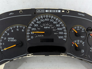 2003-2005 Chevrolet Silverado 1500 Instrument Cluster Speedometer Gauges P/N:15182149 Fits Fits 2003 2004 2005 OEM Used Auto Parts