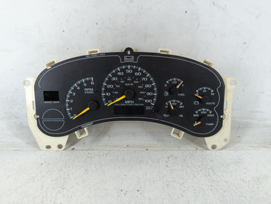 2000-2002 Chevrolet Tahoe Instrument Cluster Speedometer Gauges P/N:174754 15055362 Fits Fits 2000 2001 2002 OEM Used Auto Parts