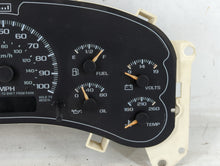 2000-2002 Chevrolet Tahoe Instrument Cluster Speedometer Gauges P/N:174754 15055362 Fits Fits 2000 2001 2002 OEM Used Auto Parts