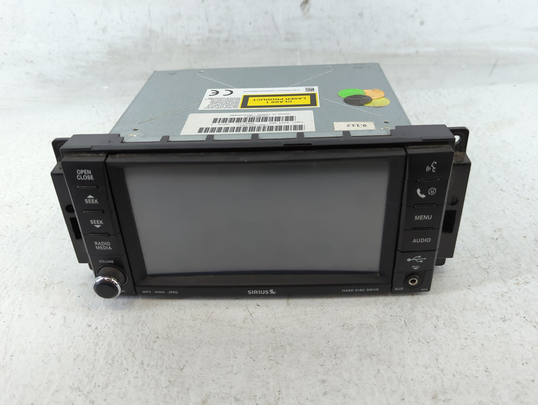 2008 Dodge Caravan Radio AM FM Cd Player Receiver Replacement P/N:P05064245AL Fits Fits 2009 2010 OEM Used Auto Parts