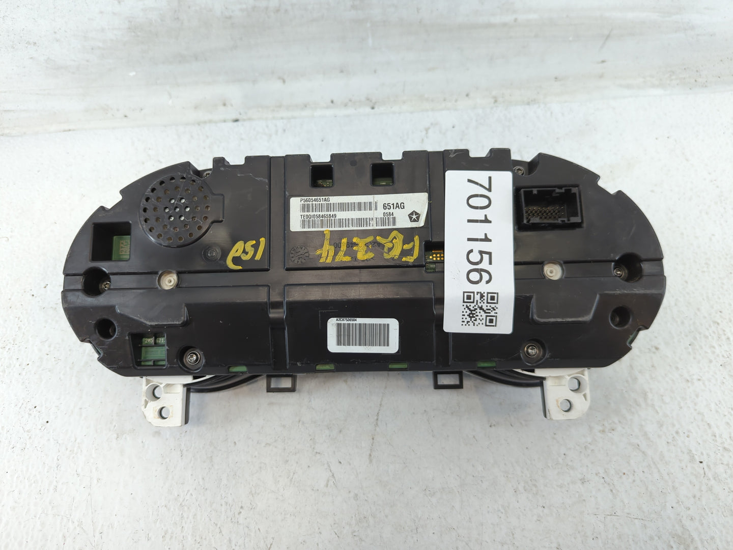 2014 Jeep Cherokee Instrument Cluster Speedometer Gauges P/N:P56054651AG Fits OEM Used Auto Parts - Oemusedautoparts1.com