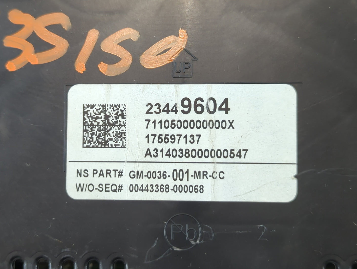 2014 Buick Regal Instrument Cluster Speedometer Gauges P/N:23449604 Fits OEM Used Auto Parts - Oemusedautoparts1.com